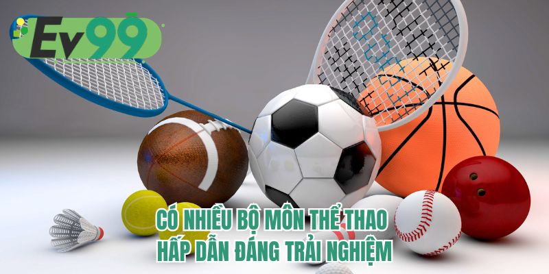Có nhiều bộ môn thể thao hấp dẫn đáng trải nghiệm 