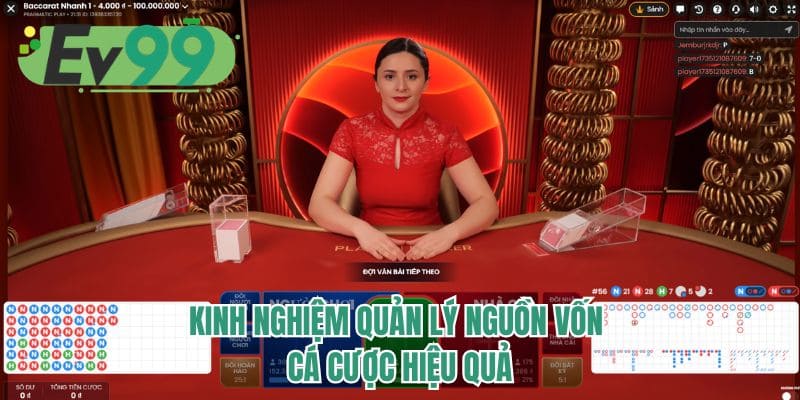 Kinh nghiệm quản lý nguồn vốn cá cược hiệu quả